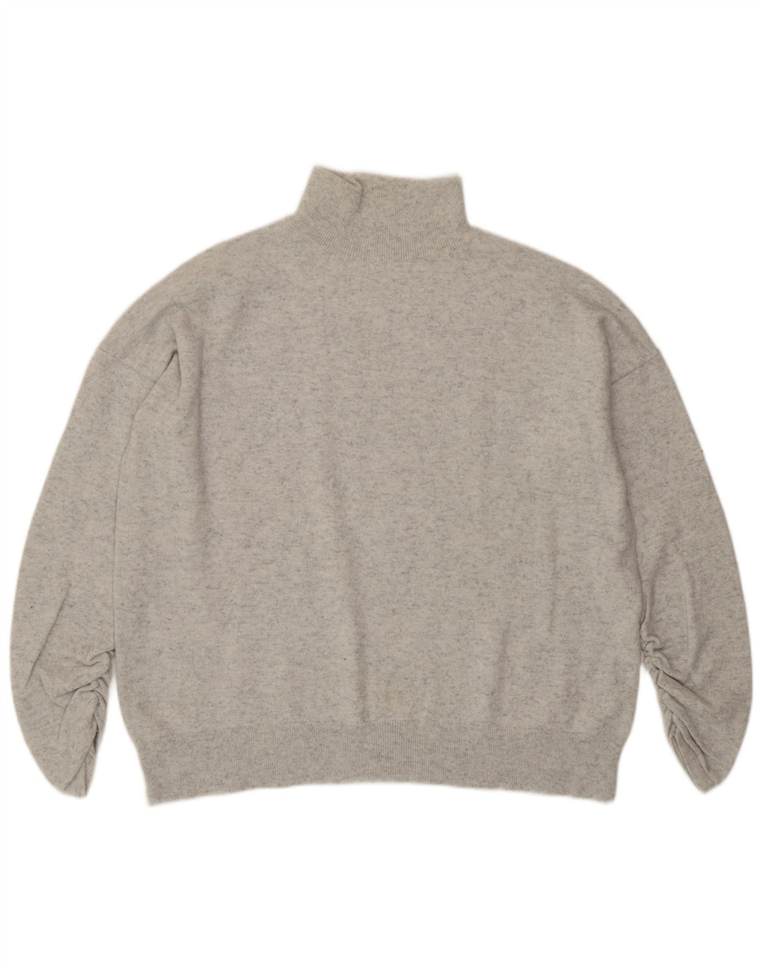 Maglione maglione da donna con collo dolcevita MINT VELVET UK 14 Grigio medio screziato