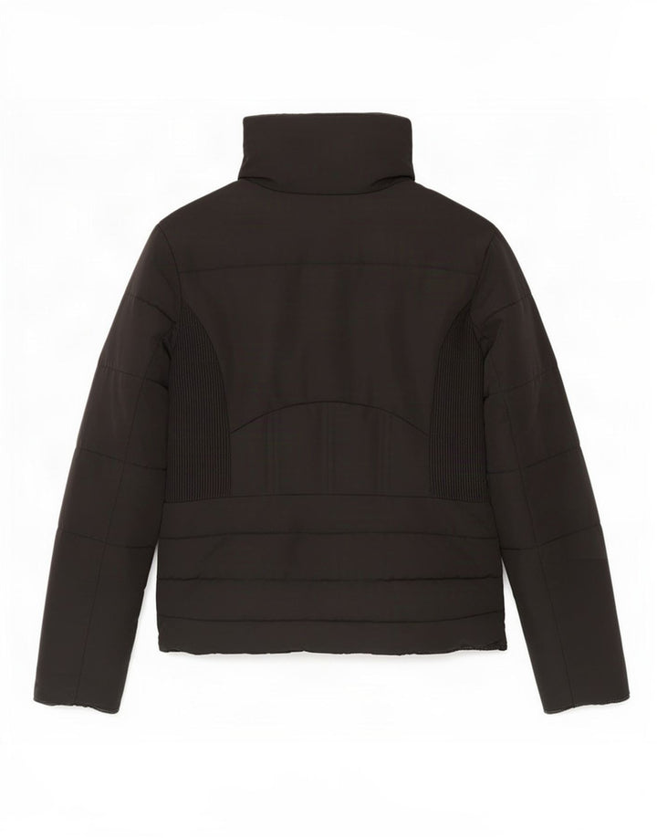 Giacca imbottita da donna Zara UK 18 XL poliestere nero