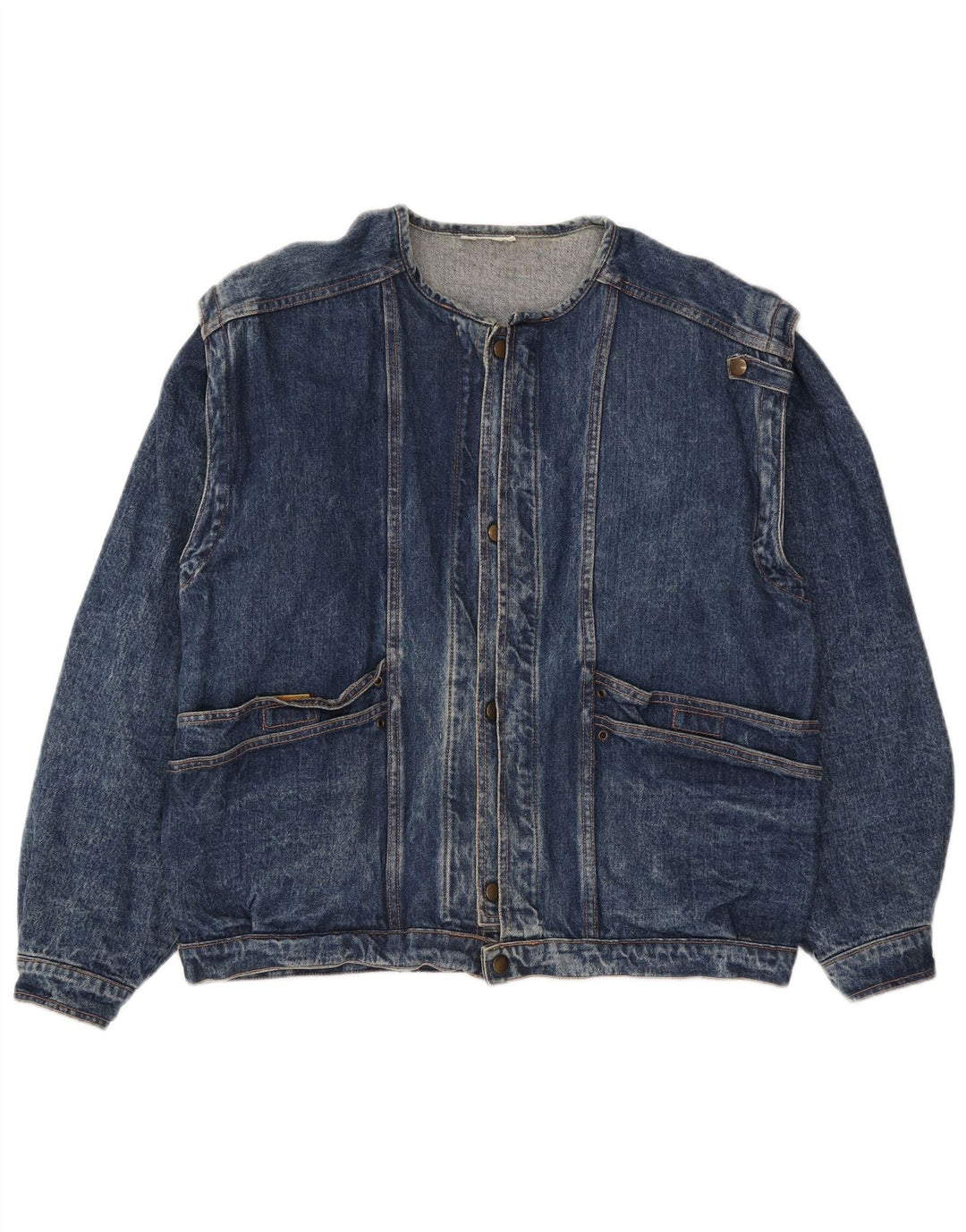 Giacca di jeans vintage da uomo UK 40 grande blu