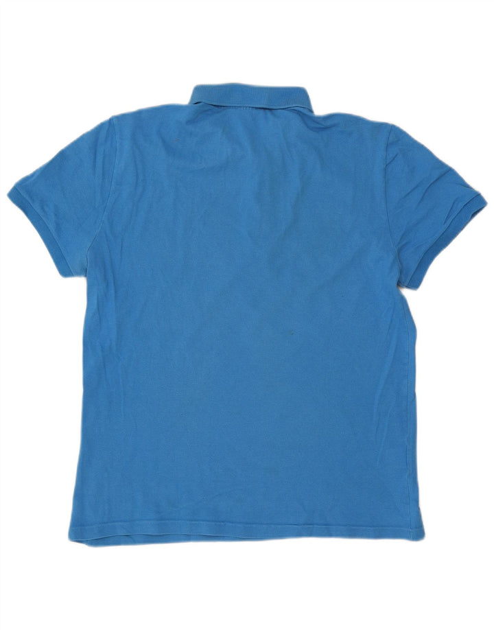 Polo da uomo Lacoste taglia 6 XL in cotone blu
