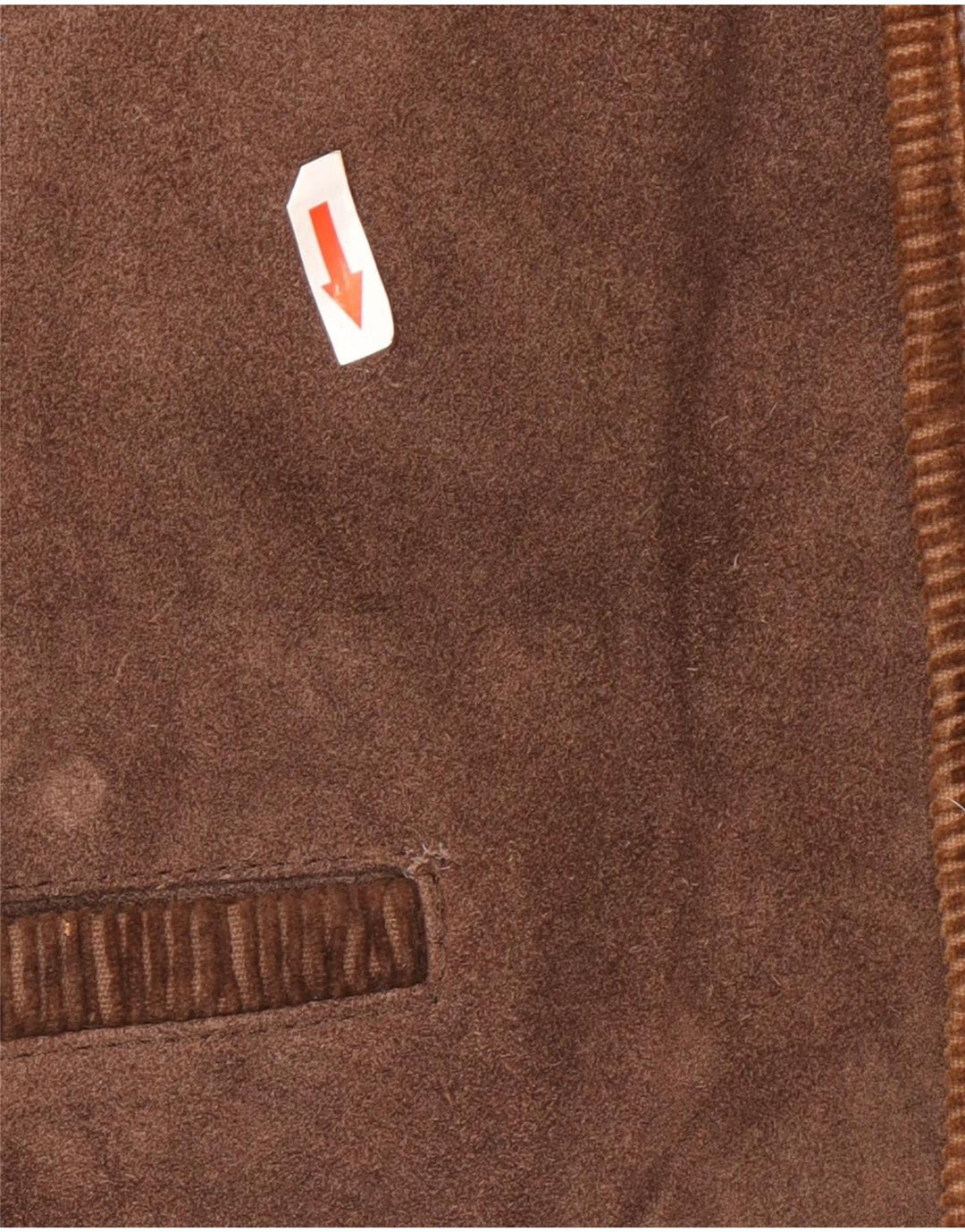 Gilet in pelle da uomo Marcel Battiston XL marrone classico