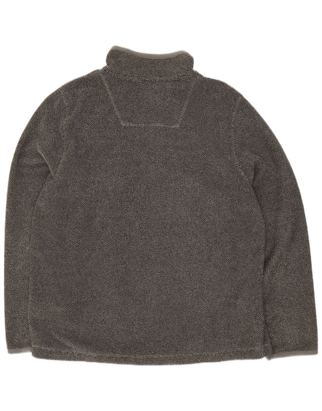 Felpa da uomo con collo con zip Weird Fish, maglione XL, poliestere grigio