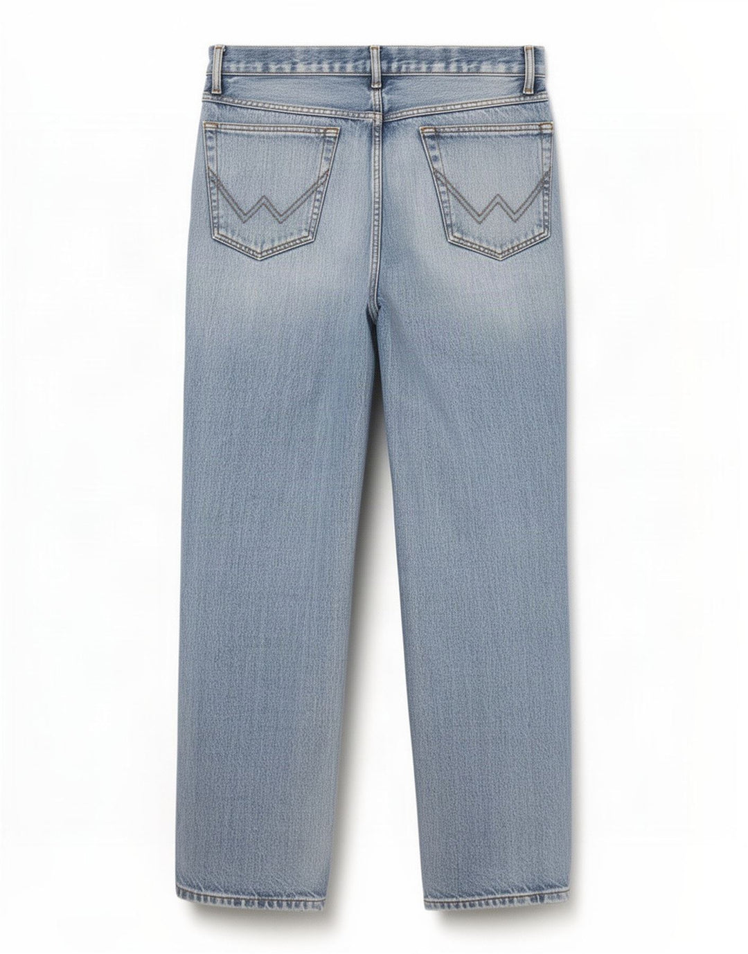 Jeans dritti Wrangler Texas da donna W34 L32 cotone blu
