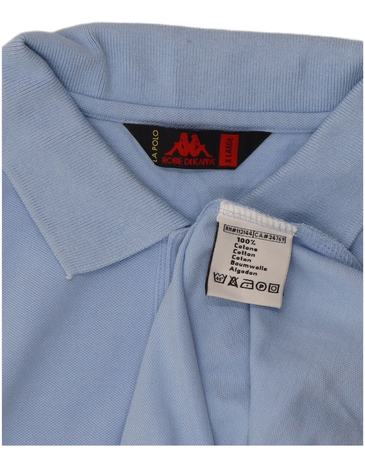 Polo Kappa Uomo XL Cotone Blu