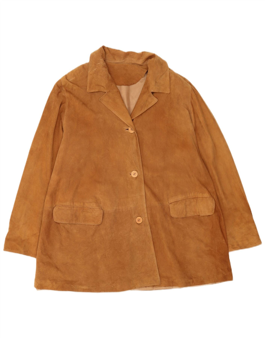Giacca Donna Scamosciata Conbipel IT 44 Pelle Beige Medio