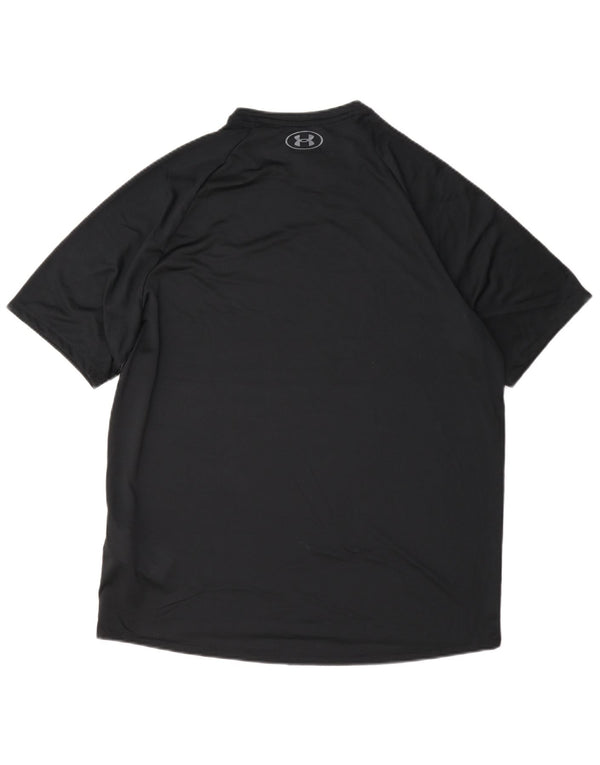 T-shirt da uomo Under Armour Top grande in poliestere nero