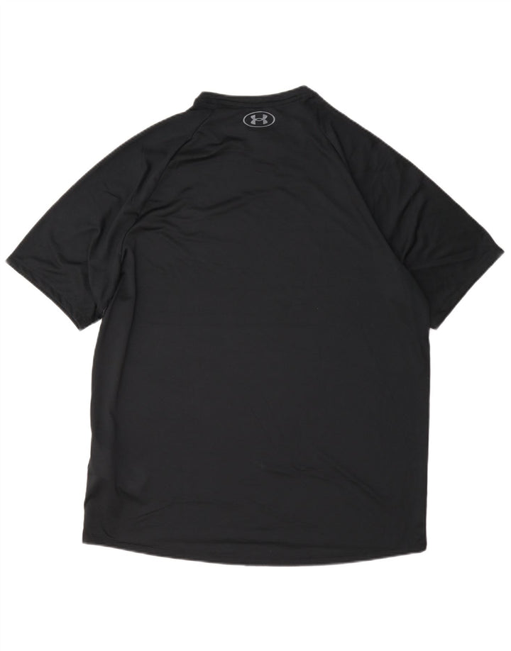 T-shirt da uomo Under Armour Top grande in poliestere nero