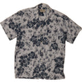 TIPO' S Mens Short Sleeve Shirt XL Blue Floral Polyester Vintage Tipo' S and Second-Hand Tipo' S from Messina Hembry 