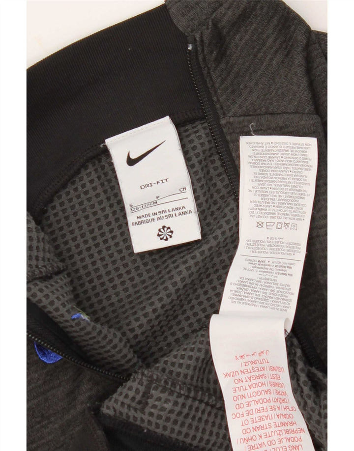 Giacca da tuta da ragazzo Nike Dri Fit 8-9 anni Small Grey Colourblock