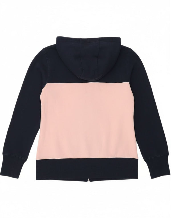 Maglione con cappuccio e zip da donna Ellesse UK 12 Medium Navy Blue Colourblock