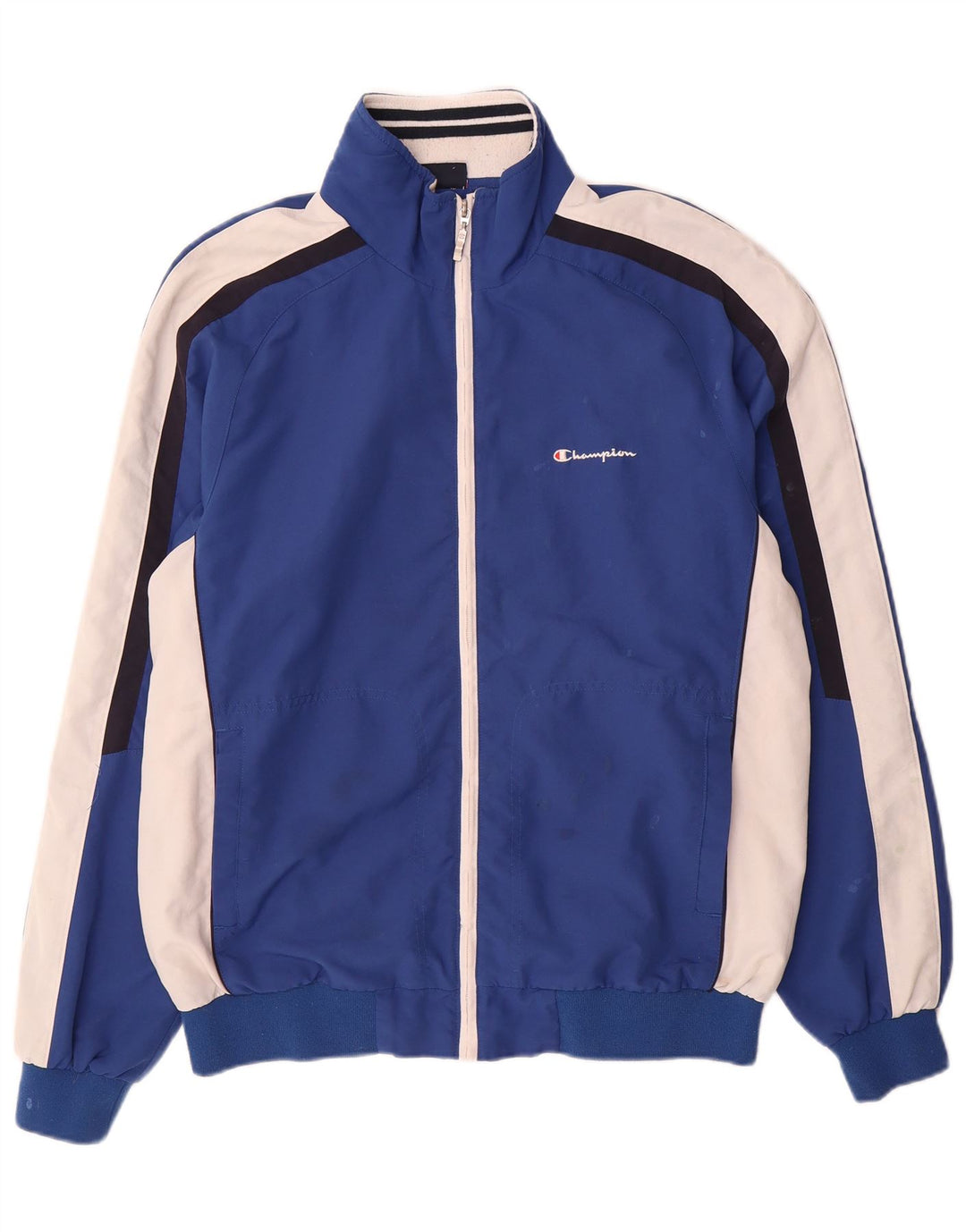Giacca da tuta da uomo Champion XL Poliestere color block blu