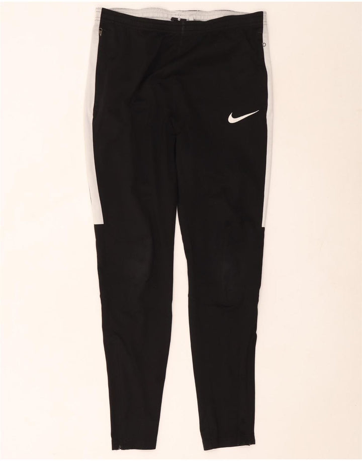 Pantaloni da tuta Nike Dri Fit da donna UK 14 Medium Black Colourblock