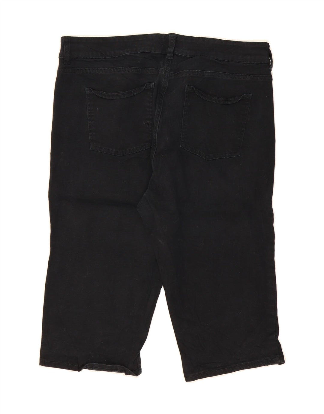 CHAPS Womens Bermuda Denim Shorts US 16 2XL W38 Black Cotton Vintage Chaps and Second-Hand Chaps from Messina Hembry 