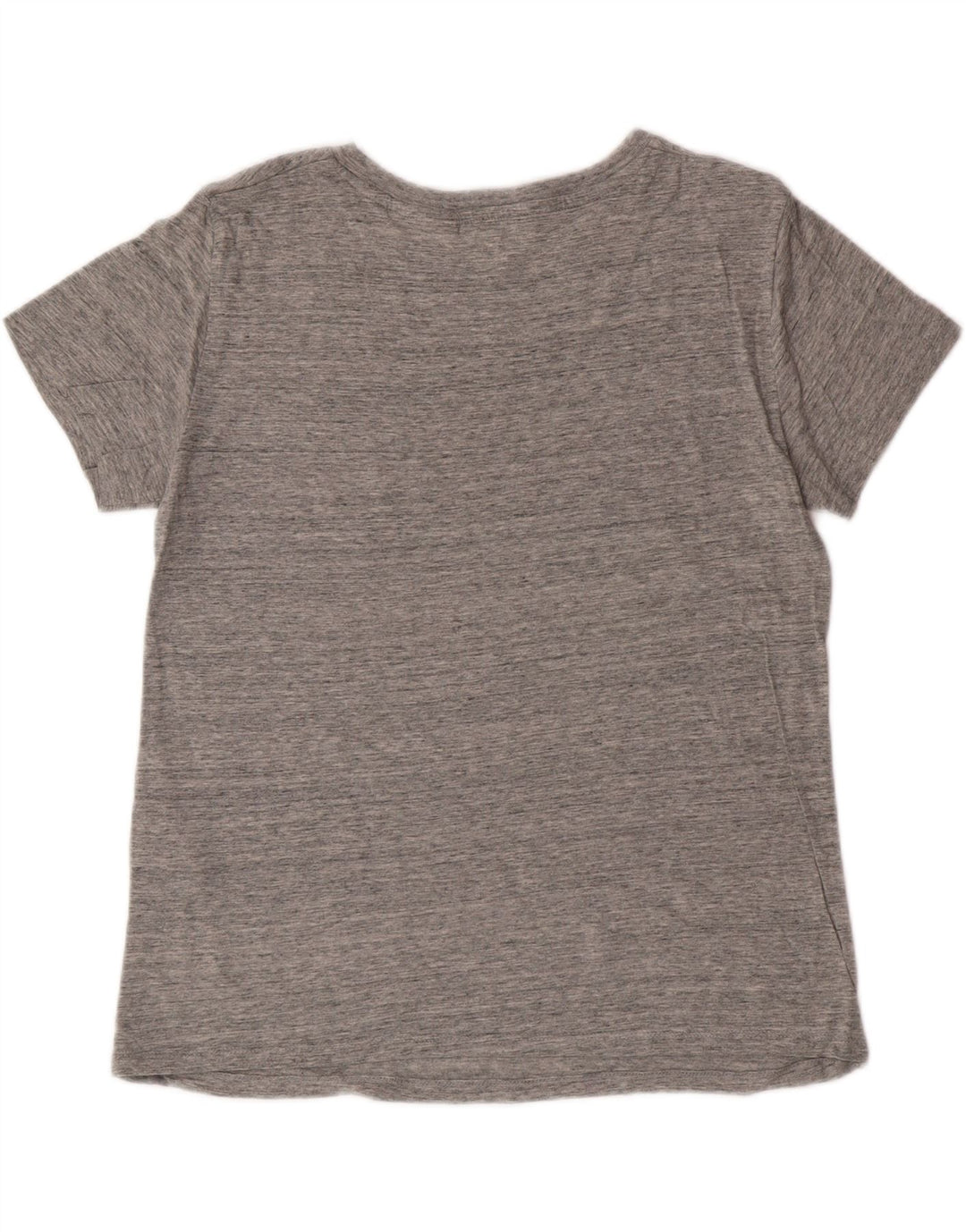 LEVI'S Womens Graphic T-Shirt Top UK 14 Medium Grey Flecked Cotton Vintage Levi's and Second-Hand Levi's from Messina Hembry 