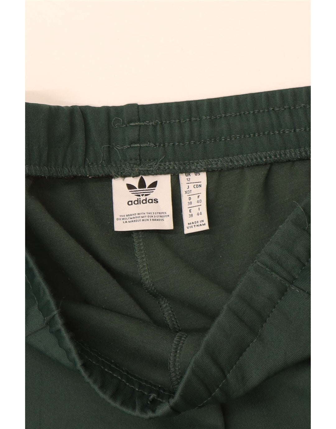 Pantaloni da tuta da donna ADIDAS UK 12 verde medio