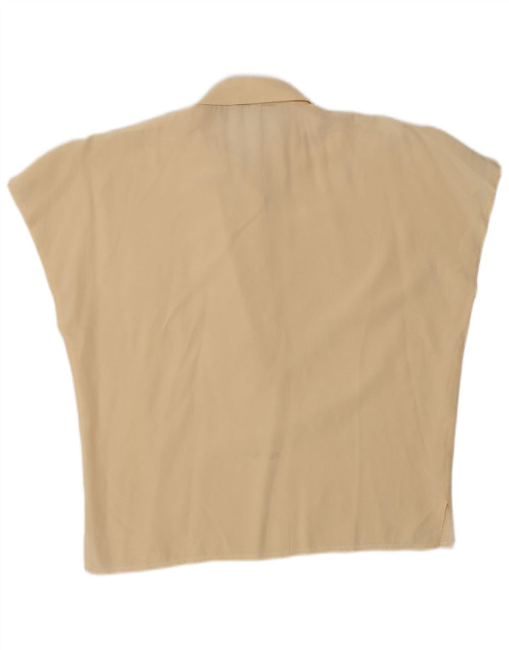 Paolo Tonali Camicetta oversize da donna Top UK 10 Small Beige