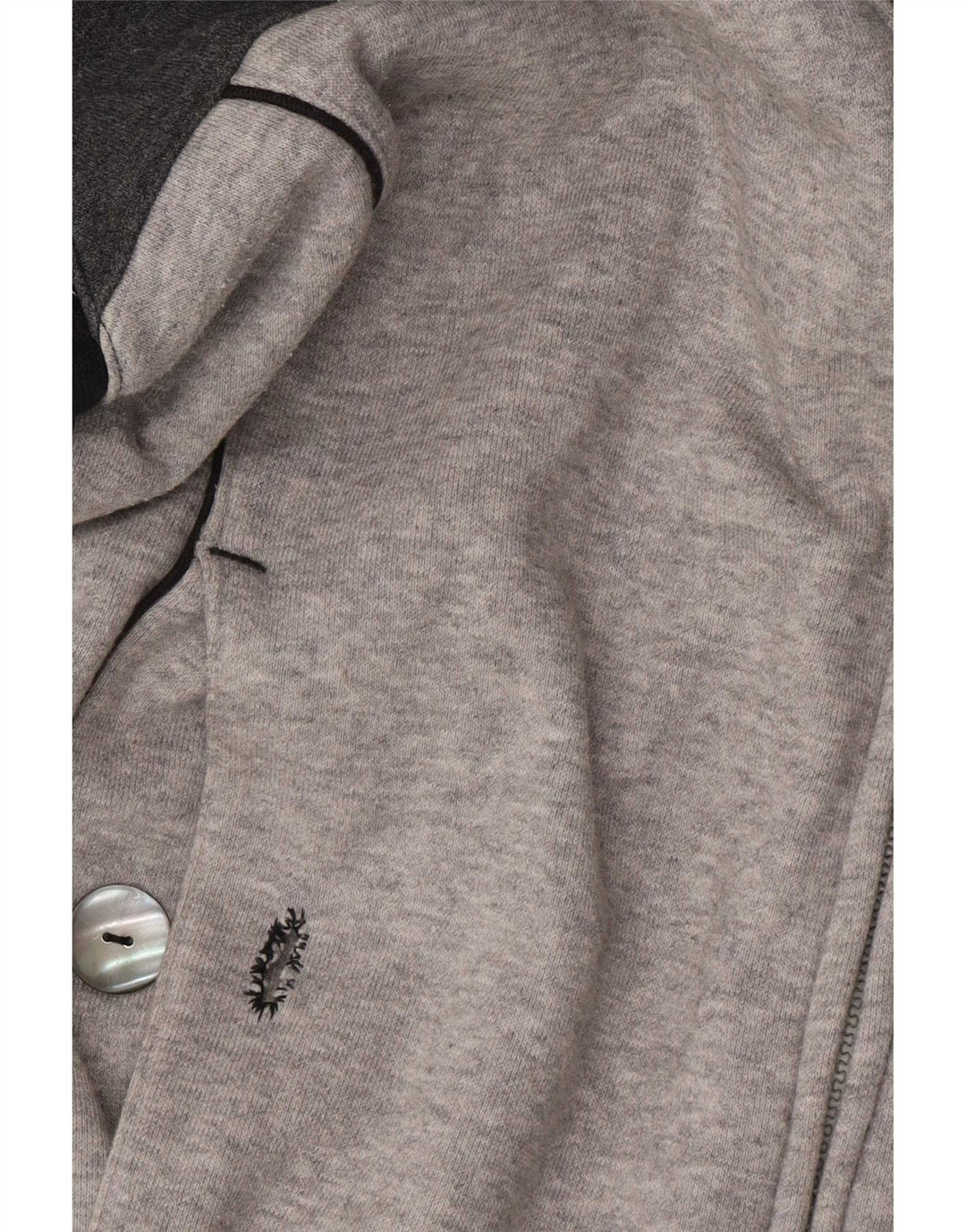 Maglione con cappuccio e zip Champion da uomo piccolo grigio color block