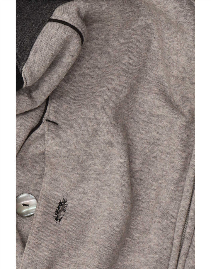 Maglione con cappuccio e zip Champion da uomo piccolo grigio color block