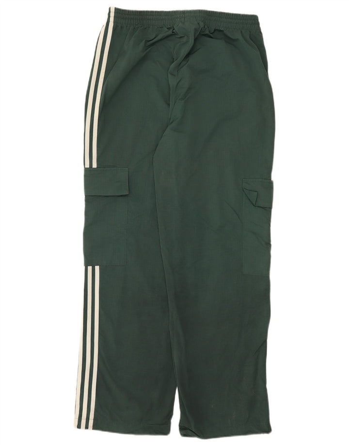 Pantaloni da tuta Adidas Cargo da uomo in poliammide verde medio