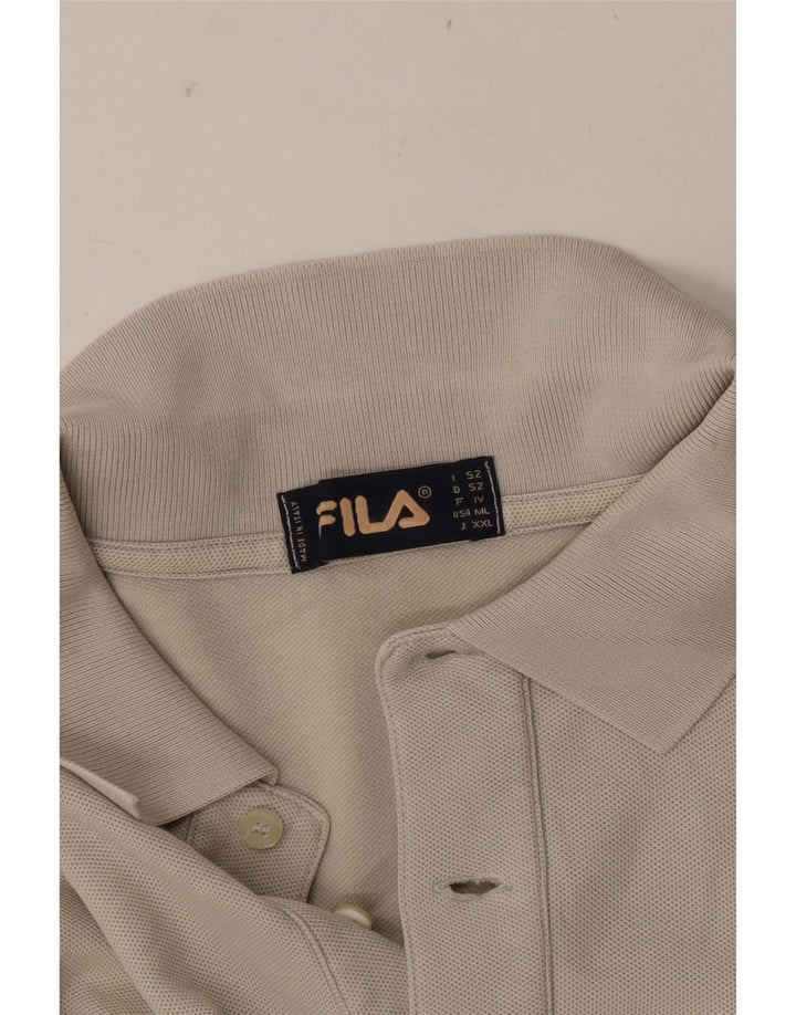 Polo da uomo Fila IT 52 Large Beige