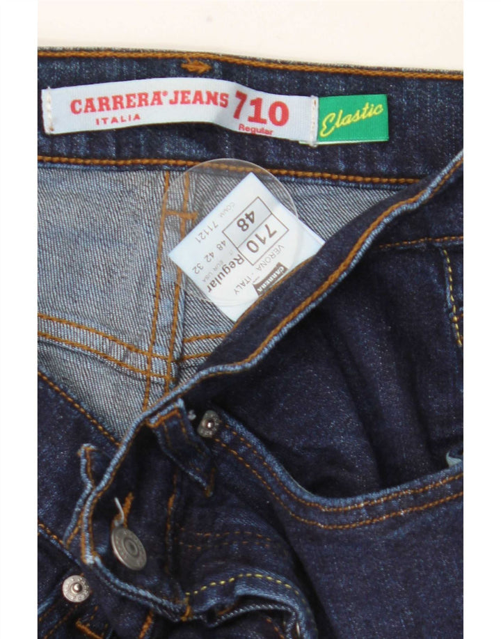 Jeans dritti regolari da uomo Carrera IT 48 medio W32 L34 cotone blu navy