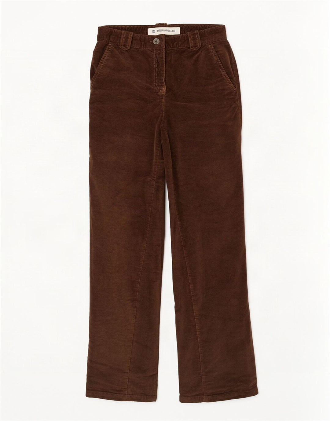 Pantaloni casual in velluto stretch bootcut da donna Gap W30 L30 Marrone