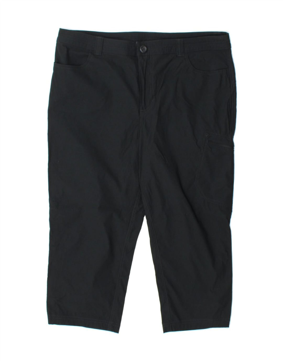 EDDIE BAUER Womens Cargo Capri Trousers US 12 Large W36 L20 Black Nylon Vintage Eddie Bauer and Second-Hand Eddie Bauer from Messina Hembry 