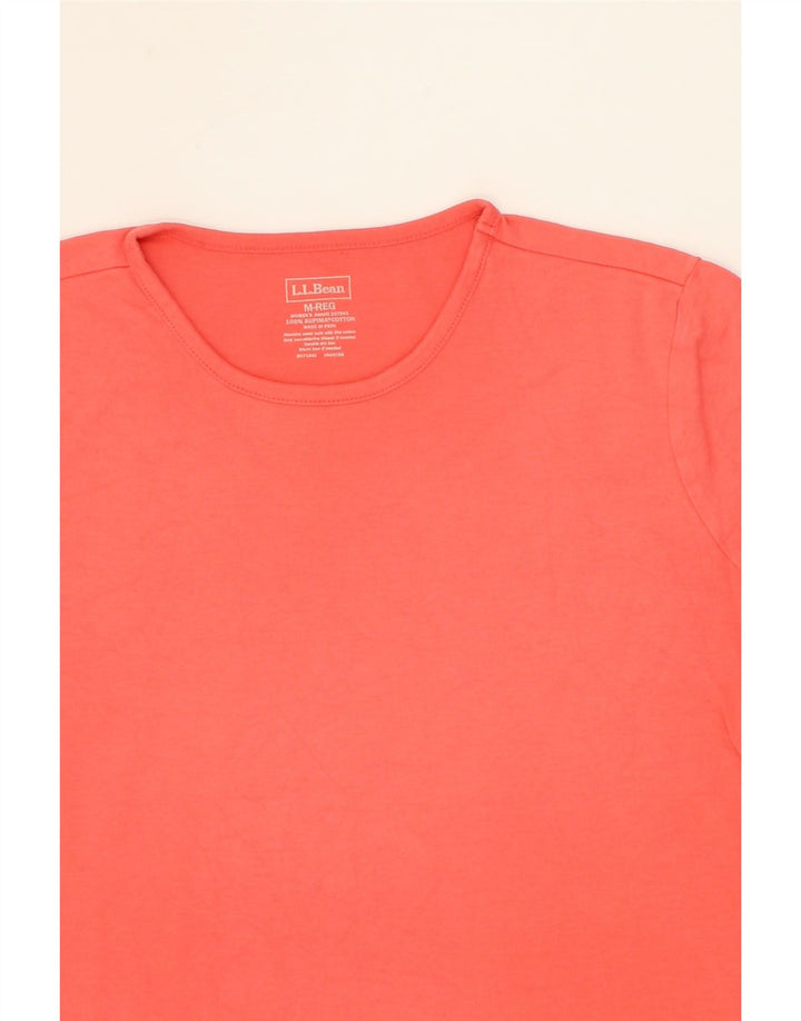 L.L.BEAN Womens T-Shirt Top UK 14 Medium Pink Cotton Vintage L.L.Bean and Second-Hand L.L.Bean from Messina Hembry 