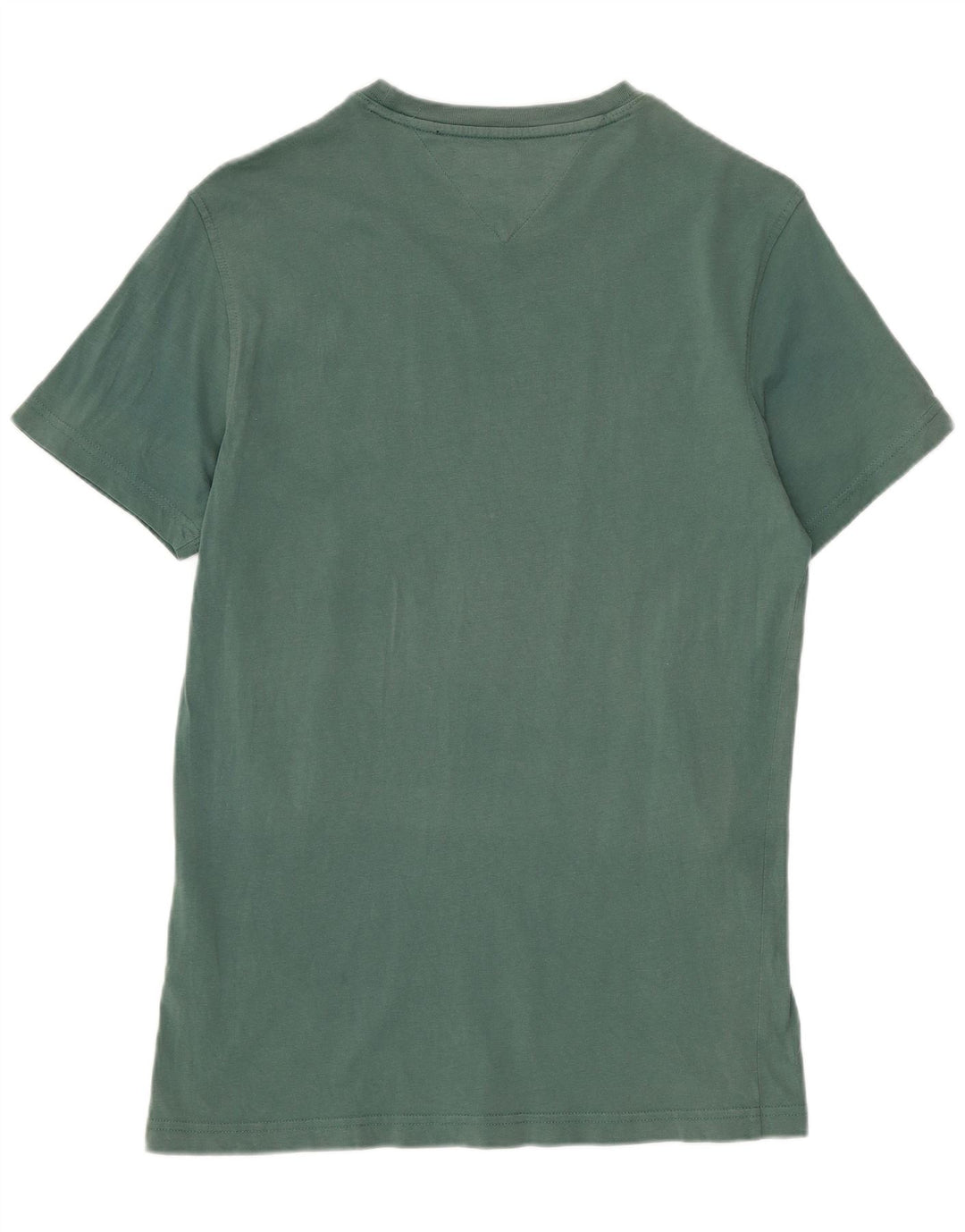 T-shirt da uomo Tommy Hilfiger Top piccola in cotone verde