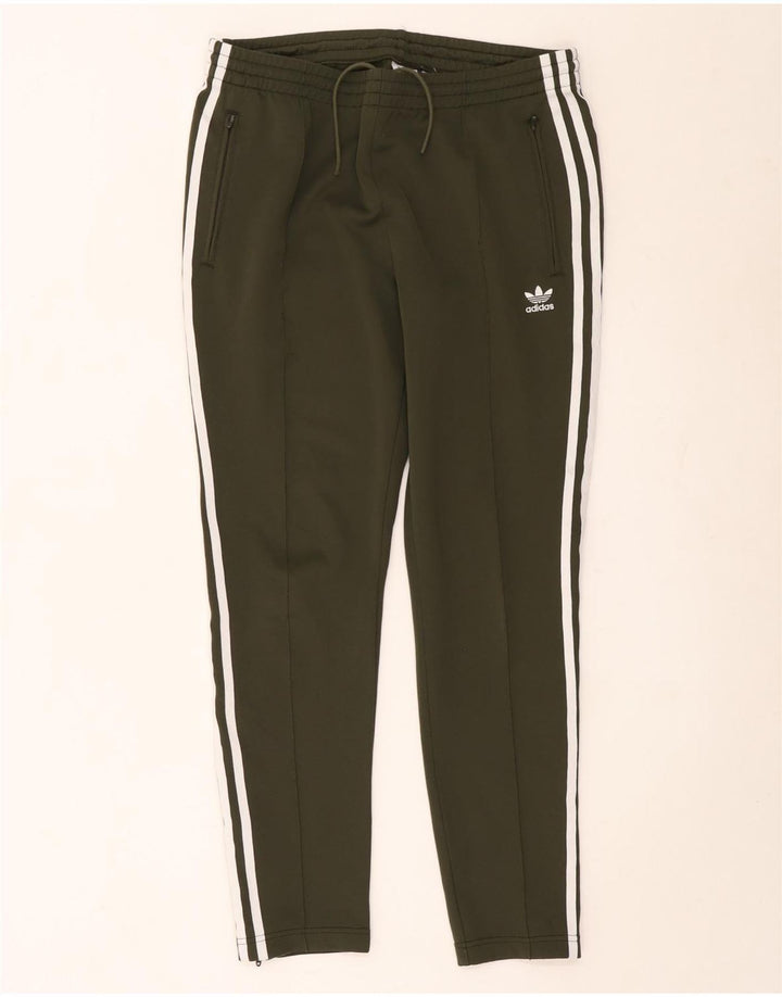 Pantaloni della tuta da donna Adidas UK 14 grandi verdi
