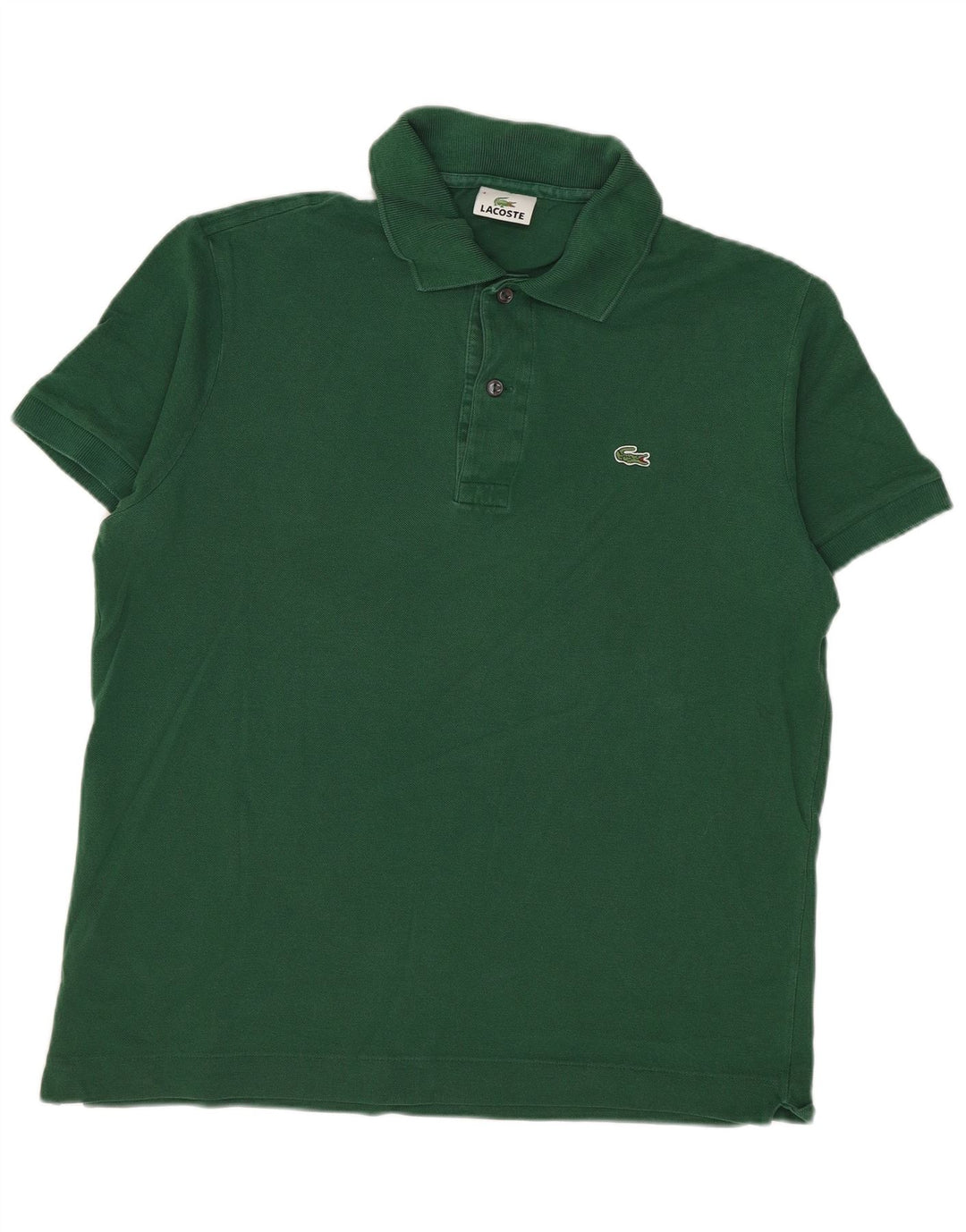 Polo da uomo Lacoste taglia 4 in cotone verde medio