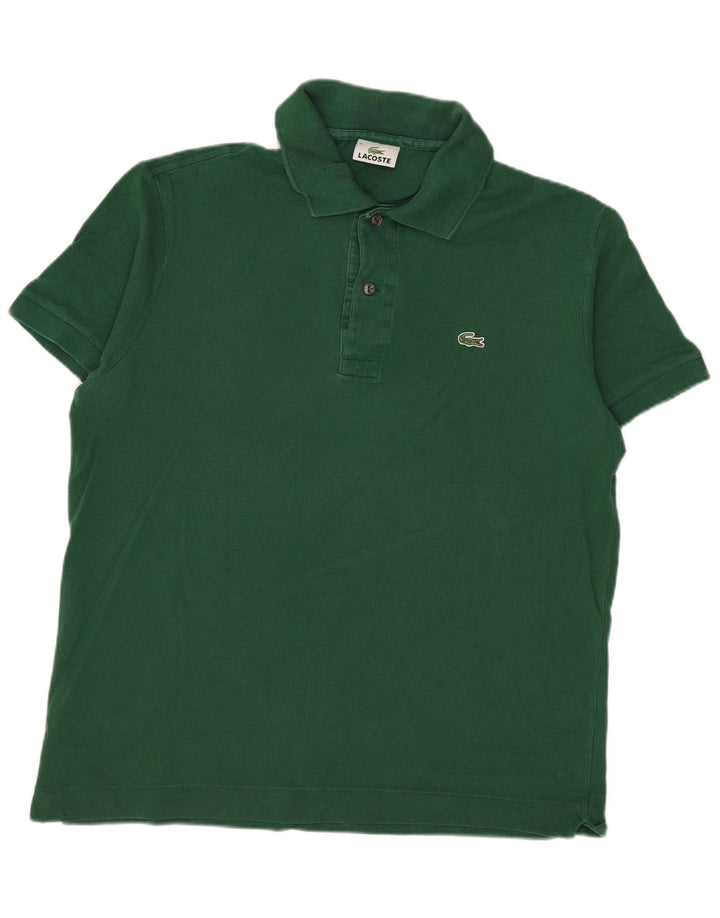 Polo da uomo Lacoste taglia 4 in cotone verde medio