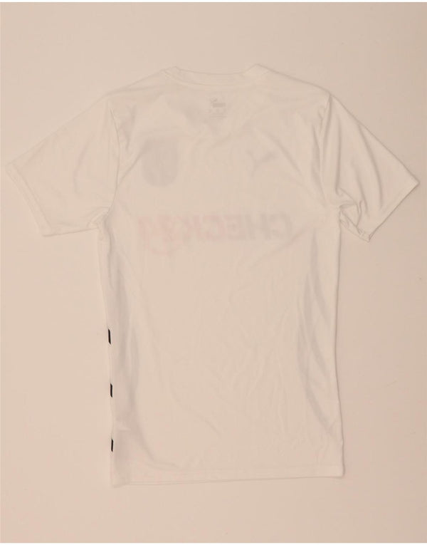 T-shirt grafica Puma da uomo Deutshland Top XS poliestere bianco