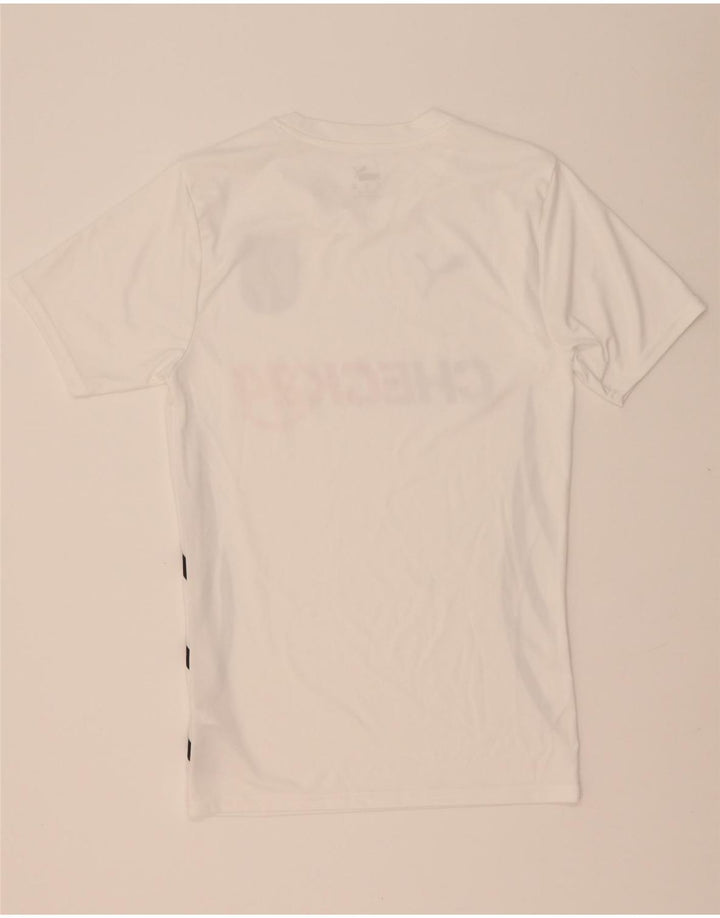 T-shirt grafica Puma da uomo Deutshland Top XS poliestere bianco