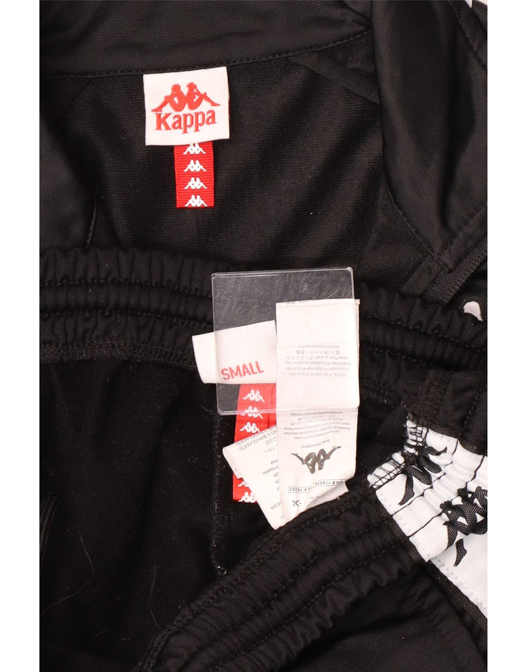 Tuta intera Kappa da donna con grafica UK 10 Small Black Colourblock