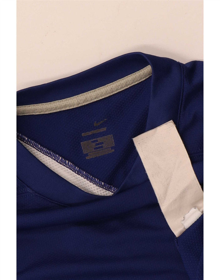 T-shirt da uomo Nike Top Large blu color block