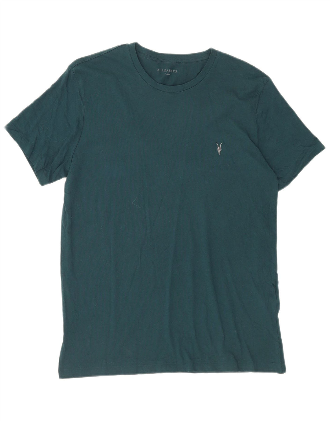 T-shirt da uomo ALL SAINTS Top grande in cotone verde