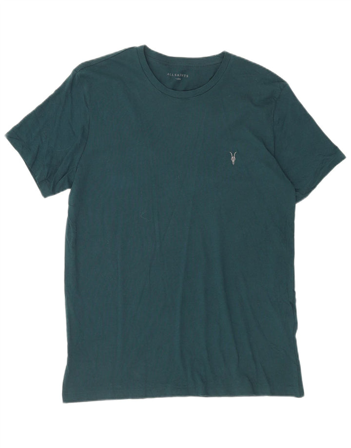 T-shirt da uomo ALL SAINTS Top grande in cotone verde