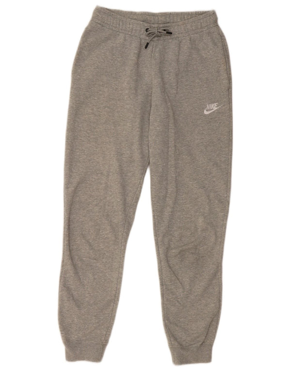 Pantaloni della tuta da donna Nike Joggers UK 6 XS cotone chiazzato grigio