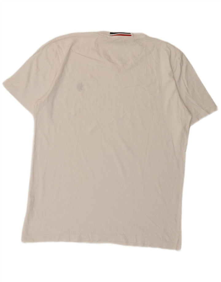 Polo Assn. T-shirt da uomo Top grande in cotone bianco