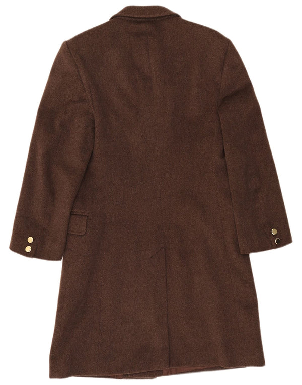 Soprabito vintage da donna IT 52 2XL in lana marrone