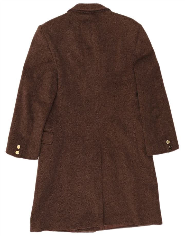 Soprabito vintage da donna IT 52 2XL in lana marrone