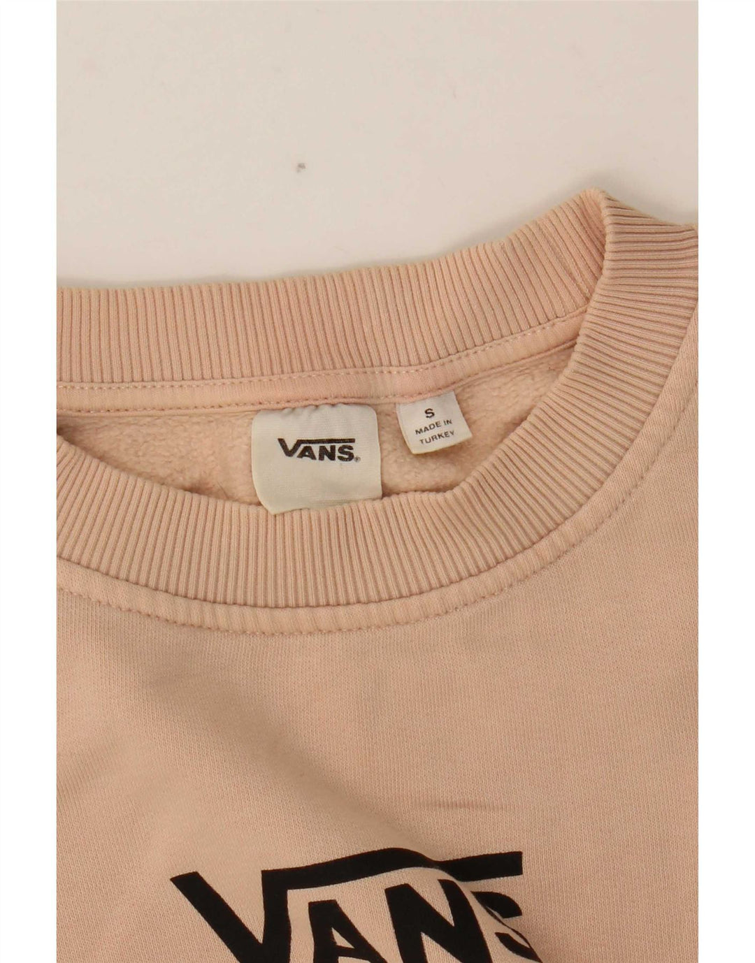 Felpa oversize con grafica da donna Vans, maglione UK 10, piccola rosa