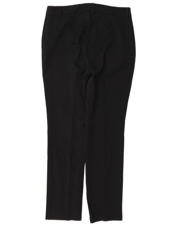 Pantaloni casual slim da donna Marks & Spencer UK 12 medi W30 L30 neri