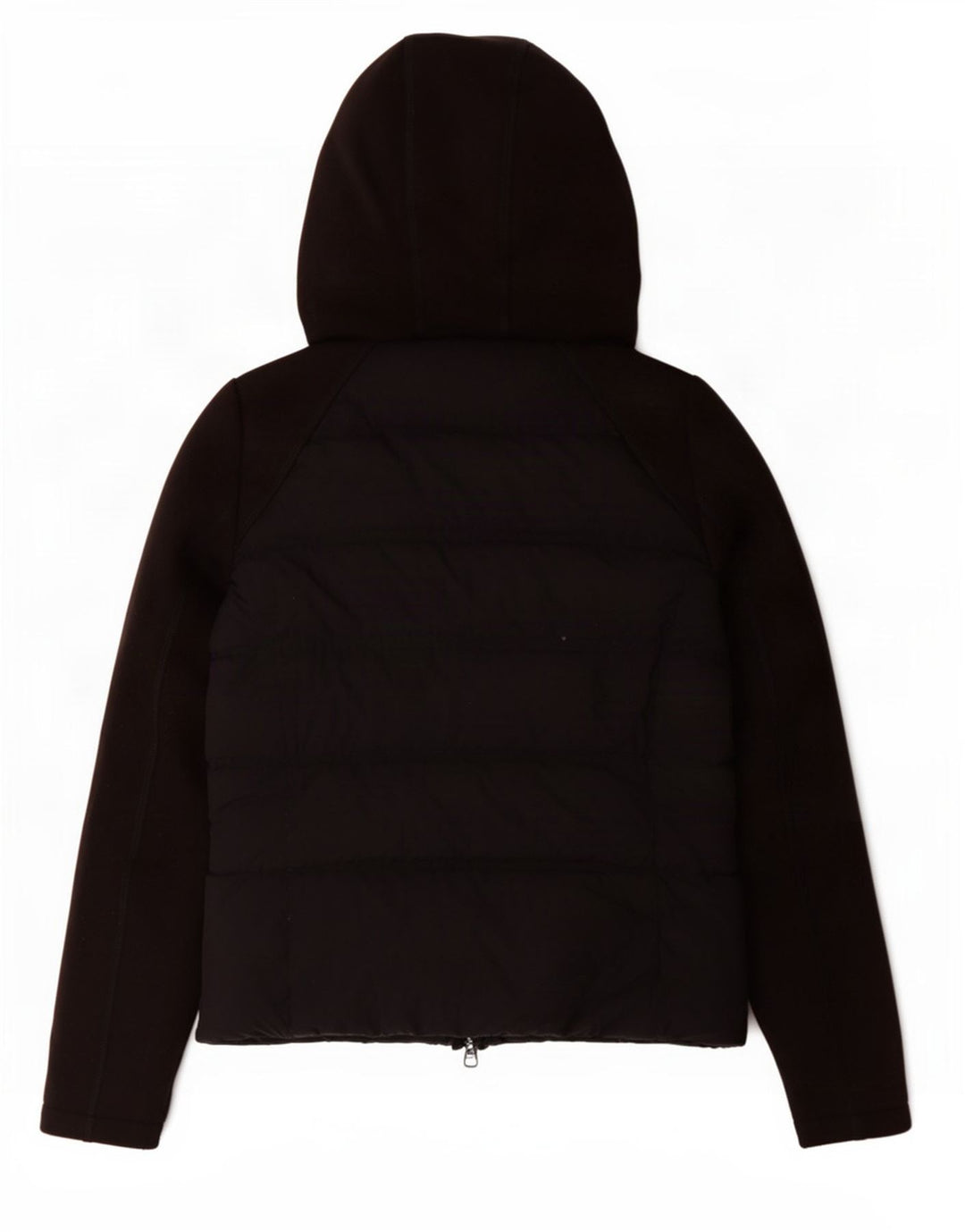 PEUTEREY Giubbotto Imbottito con Cappuccio Donna IT 40 Small Nero Poliammide