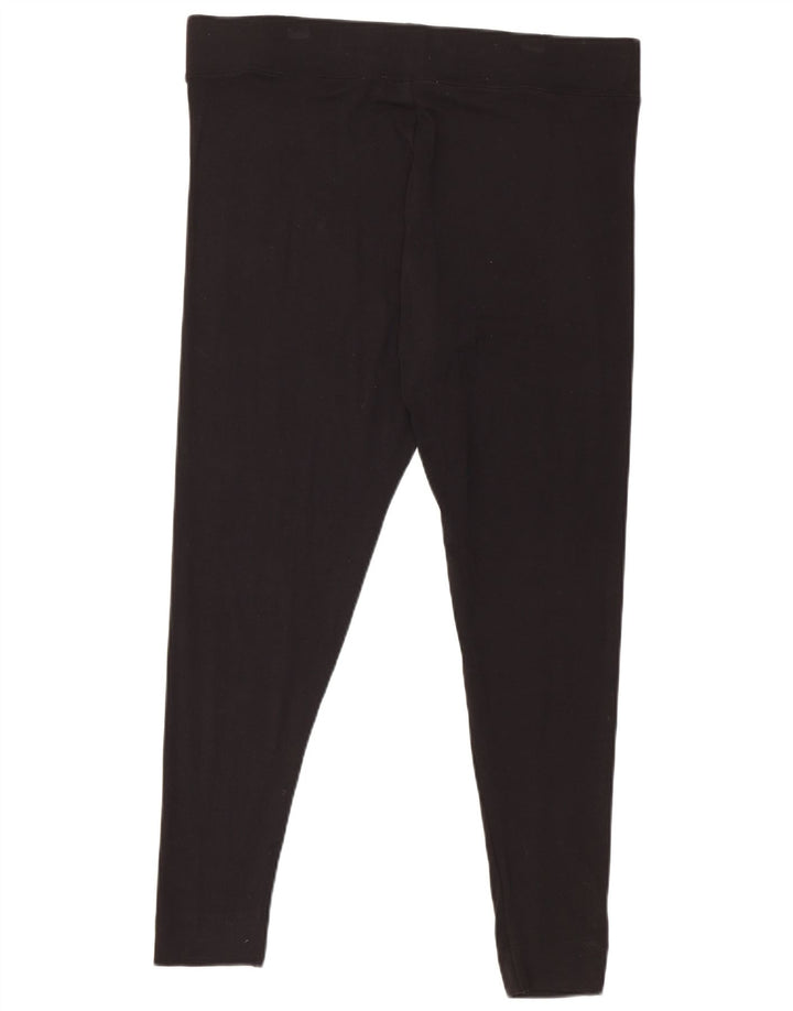 Leggings da donna Marks & Spencer UK 18 XL viscosa nera