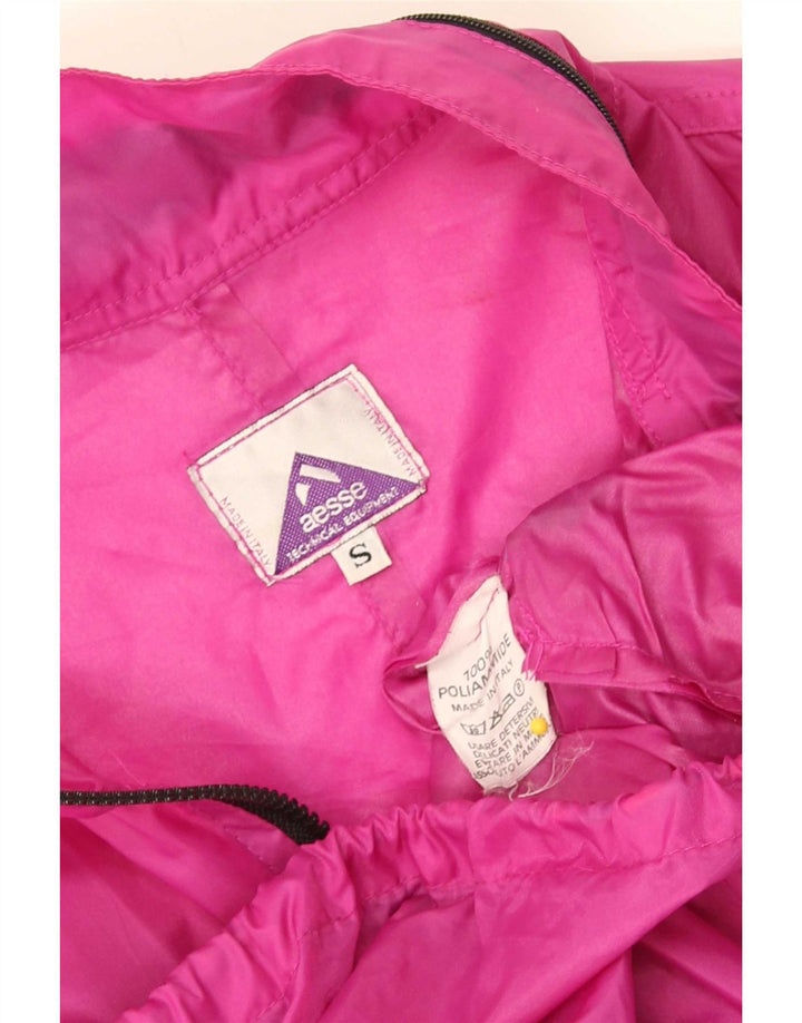 Aesse Giacca da tuta da uomo Small Pink Colourblock in poliammide