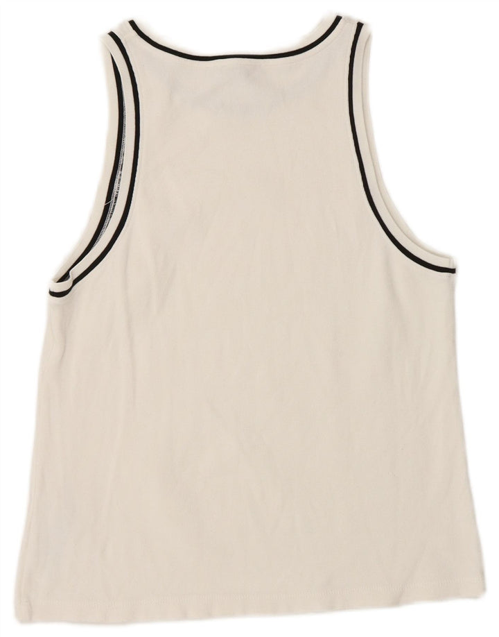 Canotta da donna Massimo Dutti UK 12 Viscosa bianca media