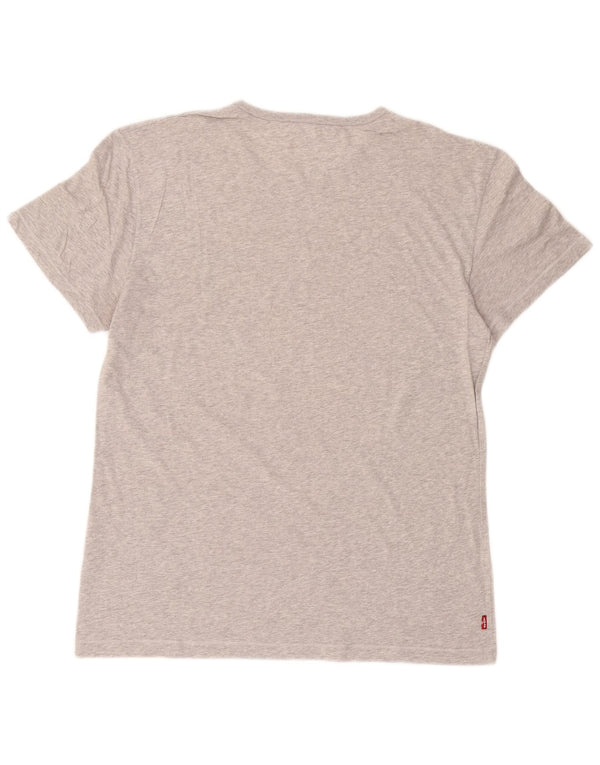T-shirt grafica da uomo con vestibilità standard Levi's, in cotone grigio medio