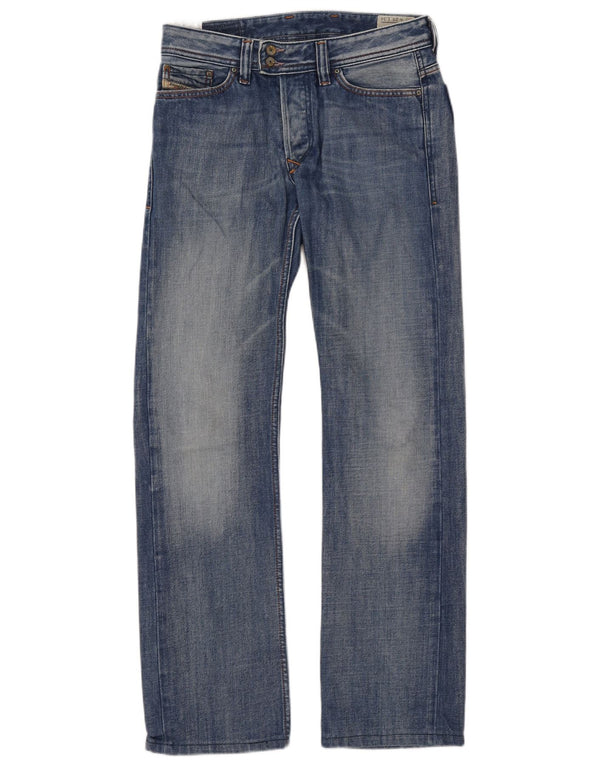 Jeans dritti da donna Diesel Viking-R-Box W28 L34 cotone blu